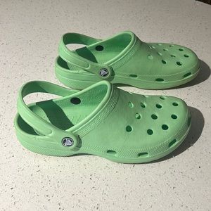 Green Crocs